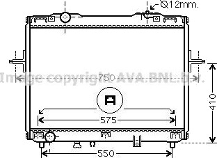 PRASCO KA2126 Radiator motorkjøling