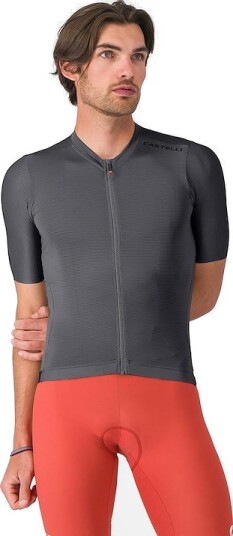 Castelli Espresso 2 sykkeltrøye korte ermer smoky grey herre