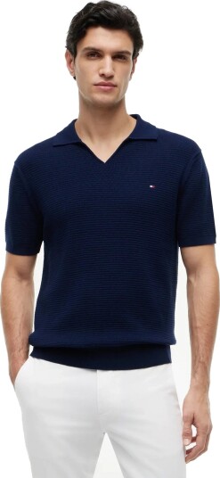 Tommy Hilfiger Seasonal Structure Ss Jonny Polo Navy XXL