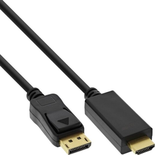 Inline 17188I 7,5 M Displayport Hdmi Hankjønn Hankjønn Rett