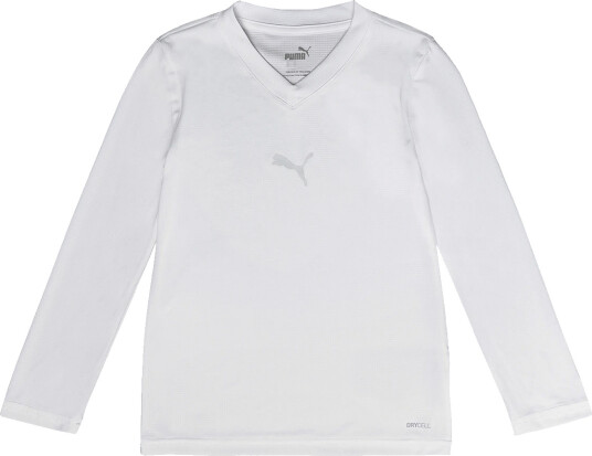 PUMA Teamgoal Baselayer Tee Ls Jr. White 116