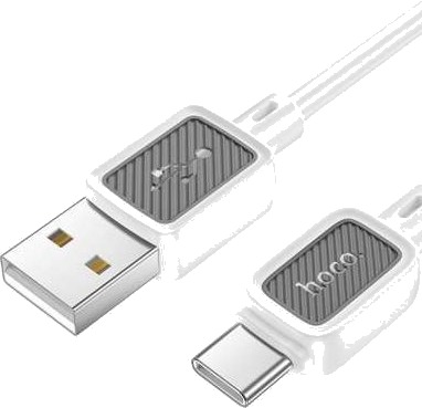 Usb-Kabel Hoco Usb-A Til Usb-C 1 M Hvit