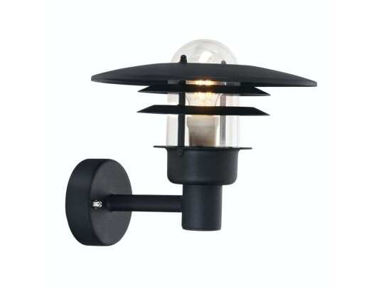 Norlys - Larvik Utendørs Vegglampe Black Norlys - Larvik Utendørs Vegglampe Black