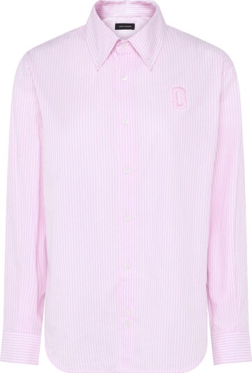 Marc Jacobs Pop J Marc Poplin Shirt   RIBBON PINK MULTI   S