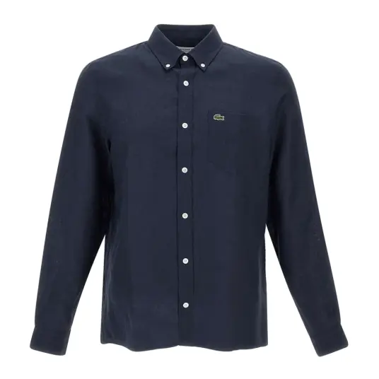Lacoste Herre Skjorter Blå 2XL,