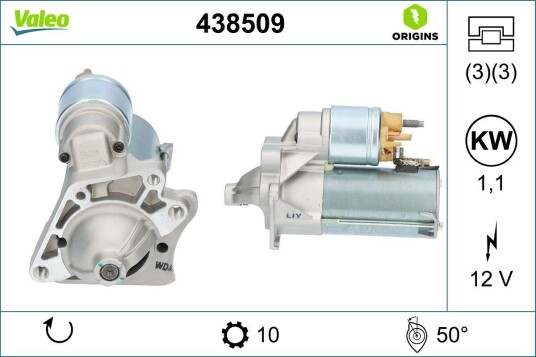 Starter VALEO 438509