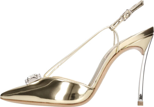 Casadei Dame Sko Gul 38 1/2 EU,