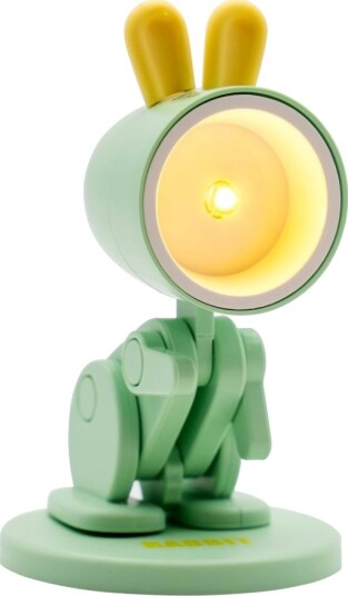 Realpower Led Dyrelommelykt Grønn Kanin Med Sokkel