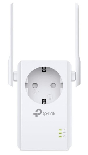 TP-Link TL-WA860RE Wi-Fi Rekkeviddeutvider 300Mbps med AC Passthrough TP-Link TL-WA860RE Wi-Fi Rekkeviddeutvider 300Mbps med AC Passthrough