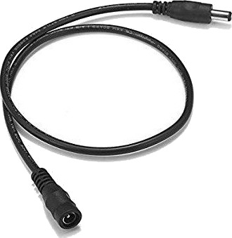 DC Forlengerkabel   30 cm 5V 48V svart