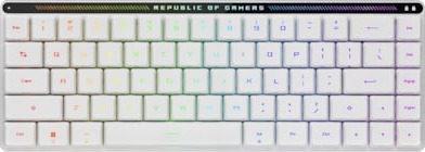 ASUS ROG Falchion RX Trådløst Gamingtastatur 65% Lavprofil RGB Hvit