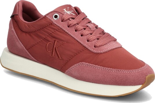 Calvin Klein Retro Runner Laceup Satin Mix Pink 39