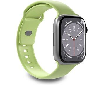Puro Silicone watchband for Apple Watch 42–44–45-49 mm, li. green