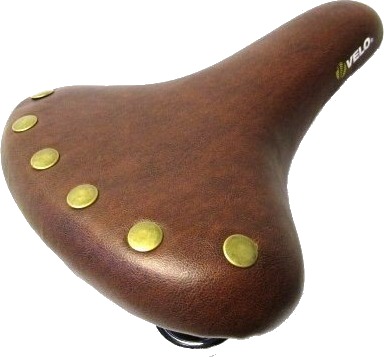 Velo Plush sete Vintage brun bredt
