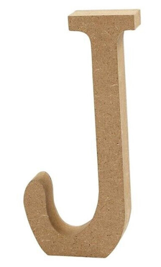 Creativ Company Letter J MDF 8cm 1pc.