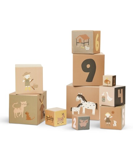 Smallstuff Stacking Boxes 1-10 Farm and Dolls Smallstuff Stacking Boxes 1-10 Farm and Dolls