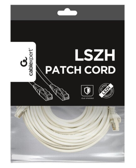 Cablexpert Koblingskabel Rj-45 Hann Til Rj-45 Hann 10 M Sftp Cat 6A Halogenfri Formstøpt Uten Hindringer Hvit