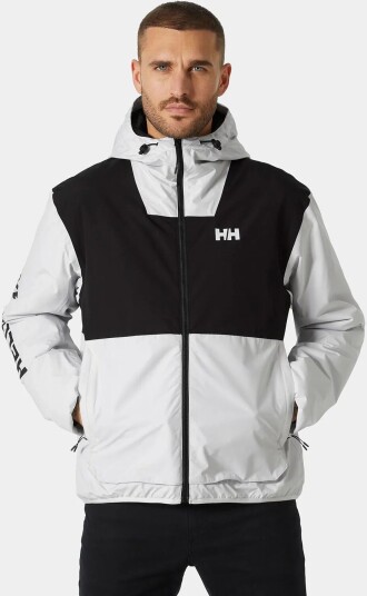 Helly Hansen Ervik Isolert Regnjakke Herre Hvit L