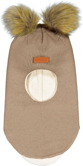 Gugguu Merino Furry Balaclava - GOLDEN KINDNESS - 5-12MONTHS