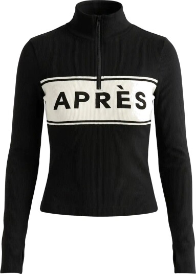 Drop of Mindfulness Seamless Half Zip Base Layer BLACK APRÈS XS