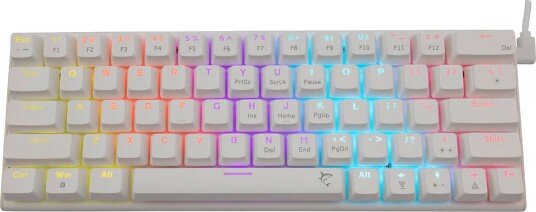 White Shark GK-002221 Wakizashi US Mekanisk Gamingtastatur Hvit