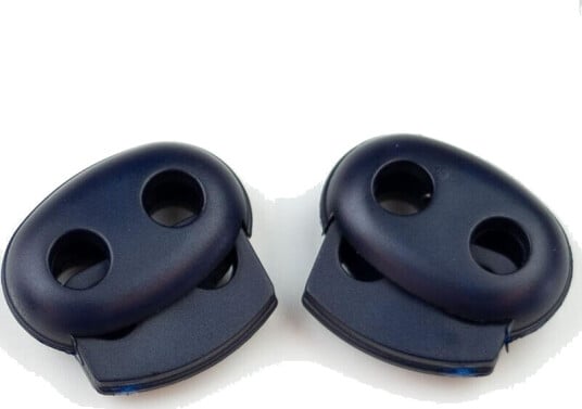 Stor dobbel snorstopper Marine, 25mm