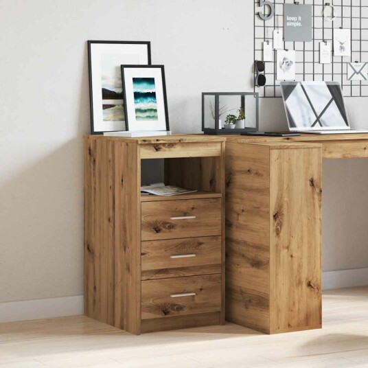  Kommode artisan eik 40x50x76 cm konstruert tre 8721158435309