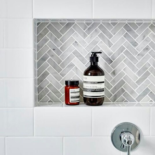 Arredo Flis Color Hvit Blank 10x20 cm