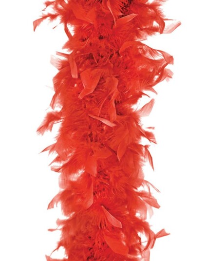 Rød Fjærboa 180 cm Rød Fjærboa 180 cm