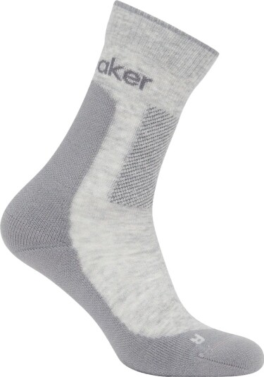 Icebreaker M Mer Hike+ Medium Crew Blizzard Hthr/alloy XL