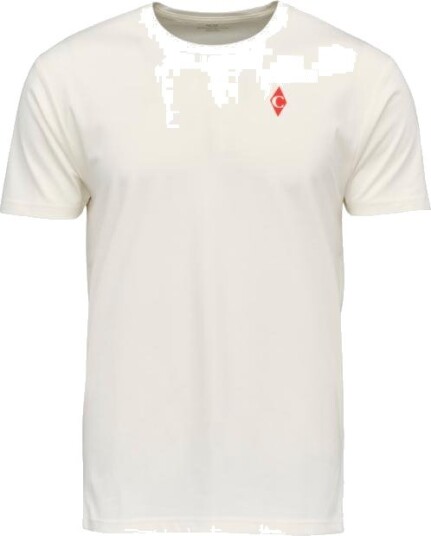 Black Diamond Men"s BD Winter Ridge Short Sleeve Tee Off White L