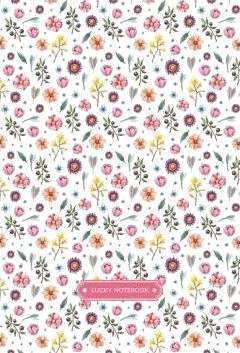 Dekorativ Notatbok 143X210/96K Rutet Blomster