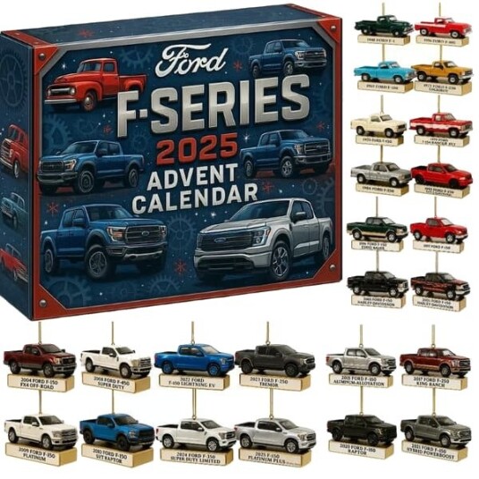 Pickup Truck Adventskalender 2026 Adventskalender 2026 for barn 24 dagers Truck Jule Nedtellingskalender for Små Gutter Juleferie