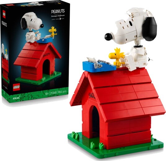 Lego Ideas 21368 Byggesett 964 Stk. Peanuts: Snoopy"s Doghouse 18+ Lego Ideas 21368 Byggesett 964 Stk. Peanuts: Snoopy"s Doghouse 18+