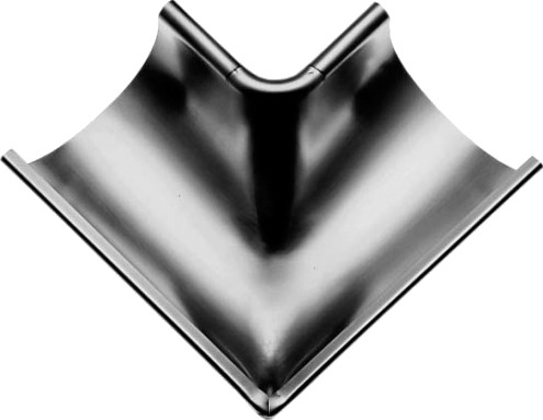 250 mm Rheinzink-gjæring innvendig zinc 105x62 mm / 10"