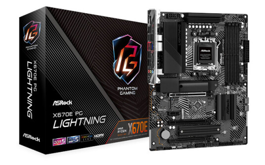 ASRock X670E PG Lightning - AMD X670 - AMD AM5 socket - DDR5 RAM - ATX