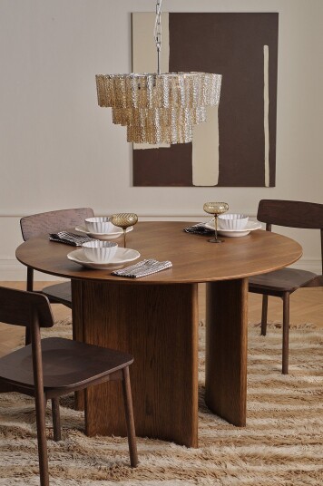 Ellos Home   Spisebord Trillving Ø 120 cm   Brun