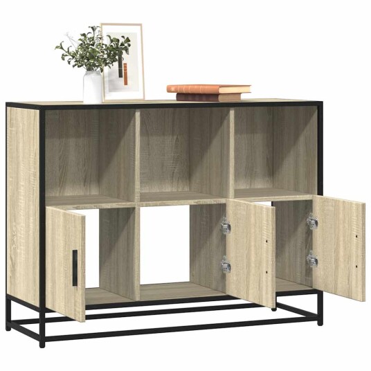 Skjenk sonoma eik 100x35x76 cm konstruert tre 8721102840890