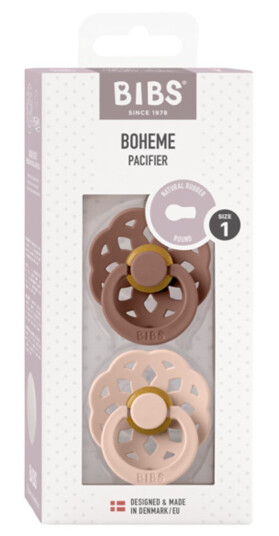 Bibs Boheme 2 Pack Latex Smokker Woodchuck/blush