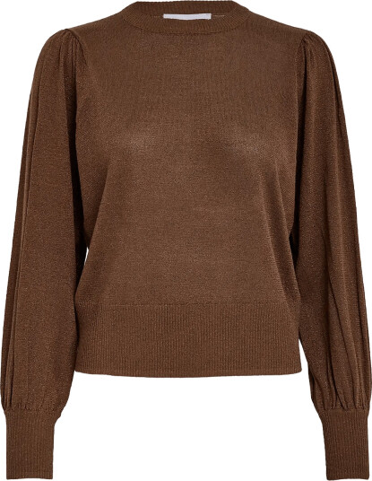 Minus Msliva Metallic Long Sleeve Pullove Brown XS Minus Msliva Metallic Long Sleeve Pullove Brown XS