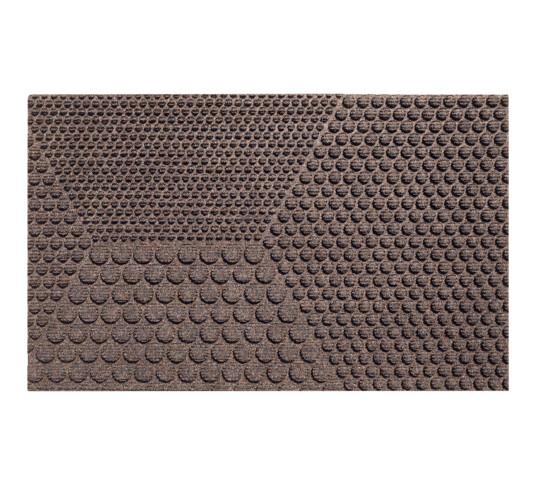 Heymat Hex Soil dørmatte 55x90 cm brun