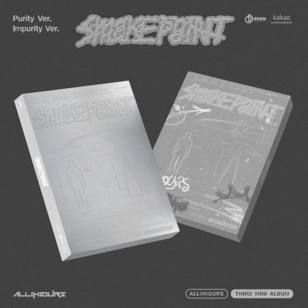 ALLHOURS  Smoke Point  Random Cover  incl. Photobook Poster Sticker Thermochromic Card + 2 Photocards  CD