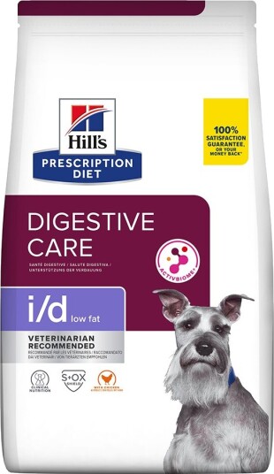 Hill'S Prescription Diet I/D Low Fat Digestive Care Med Kylling 2 X 12 kg
