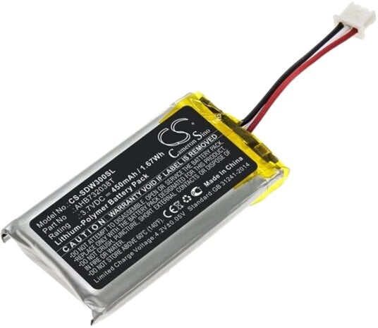 Batteri til Sennheiser SDW 30 etc