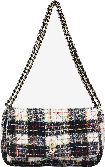 Becksöndergaard   Skulerveske Boucle Checked Hollis Bag   Svart