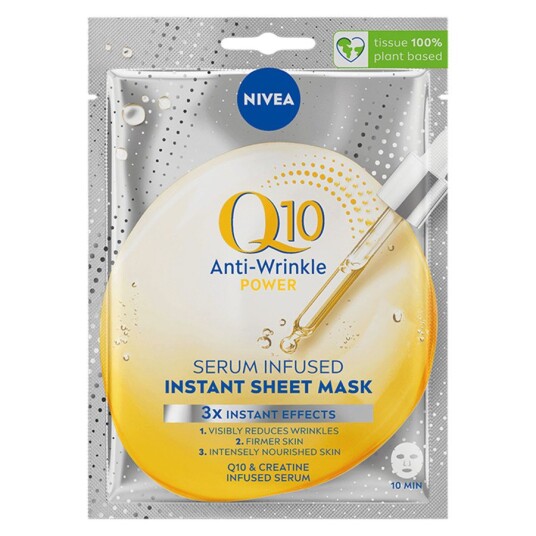 NIVEA Q10 Anti-Wrinkle Power Sheet Mask 1pcs NIVEA Q10 Anti-Wrinkle Power Sheet Mask 1pcs