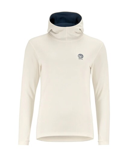 YMR Åsunden Hoodie Dame Off White Navy L YMR Åsunden Hoodie Dame Off White Navy L
