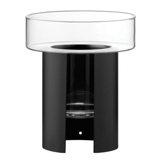 LSA International   Terrazza krukke 19,8x24,3 cm jet black