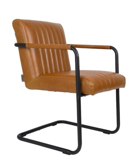 Dutchbone - Stitched Spisestol - Konjakk Unoliving