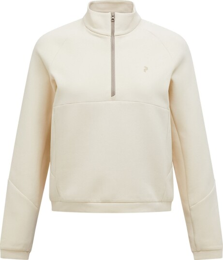 Peak Performance W Sportstech Half Zip Golfgenser dame Sand Fog Large